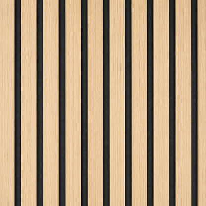 لوح خشبي صوتي شرائحي خشبي - 270 × 110 سم